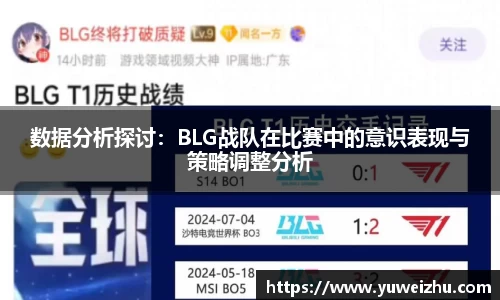 数据分析探讨：BLG战队在比赛中的意识表现与策略调整分析